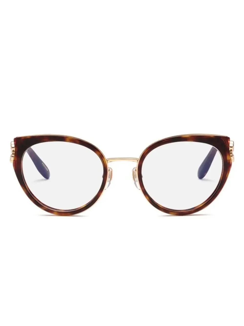 New Chopard VCH367S 0909 Cat Eye Shiny Havana Women Eyeglasses Authentic